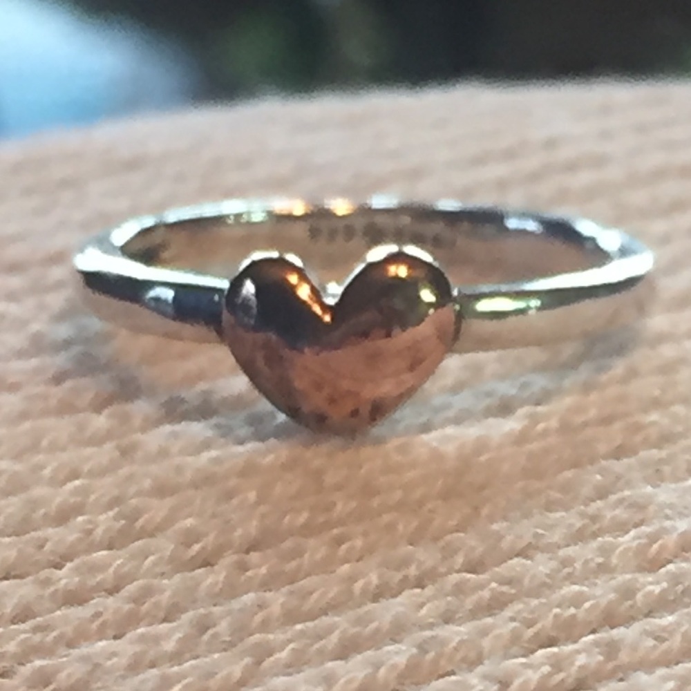 Silpada Stackable Heart Ring - Size 6
